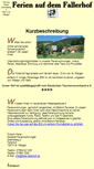 Mobile Screenshot of faller-fallerhof.de